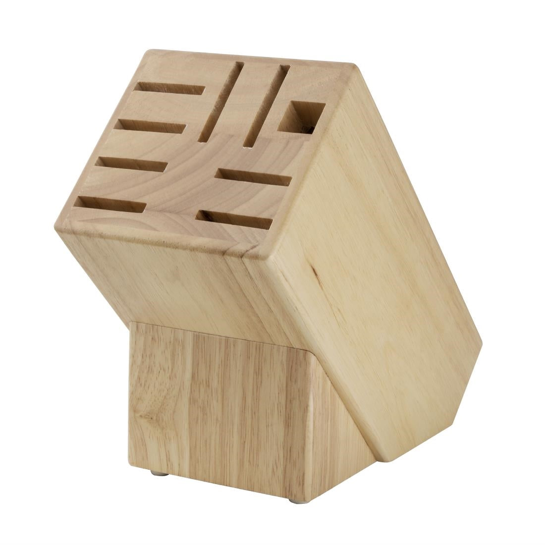 D738 Vogue houten messenblok 9 sleuven