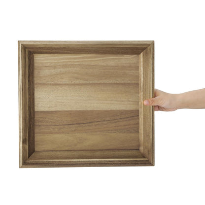 DP885 Olympia Acacia Dienblad Rechthoekig - 380x355X50mm