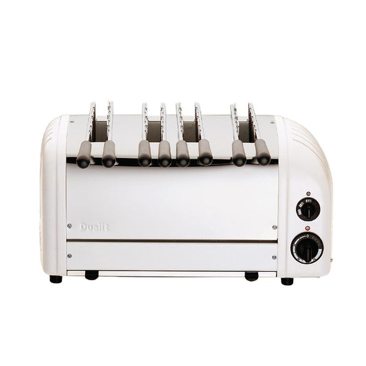 E977 Dualit sandwich toaster 4 sleuven wit 41034