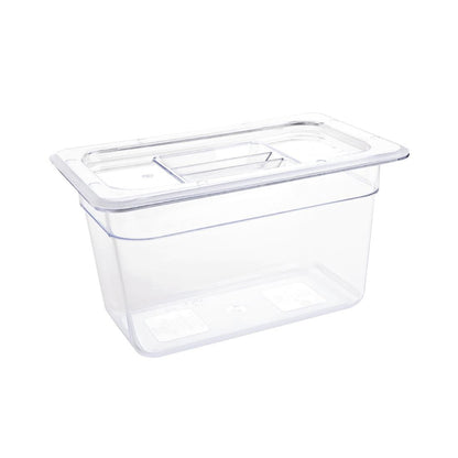 U238 Vogue polycarbonaat bak transparant GN 1/4 150mm