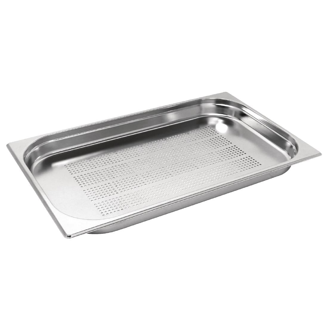 K839 Vogue roestvrijstalen geperforeerde 1/1 gastronormbak 40mm