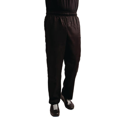 A029T-M Whites Easyfit Teflon unisex koksbroek zwart M