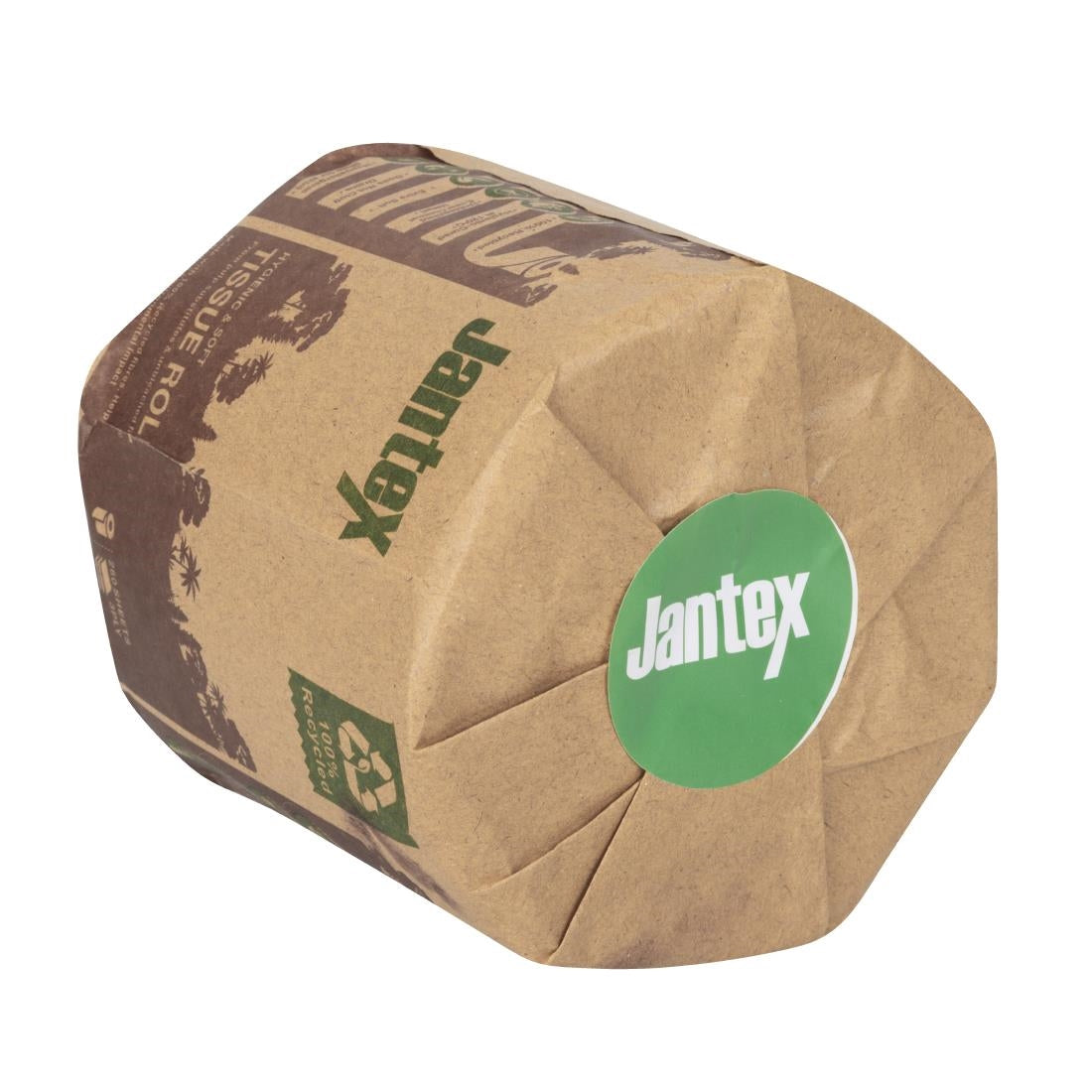 HX934 Jantex Groen 100% Gerecycled Gewikkeld Toiletpapier 3-laags 260 Vellen (36 stuks)