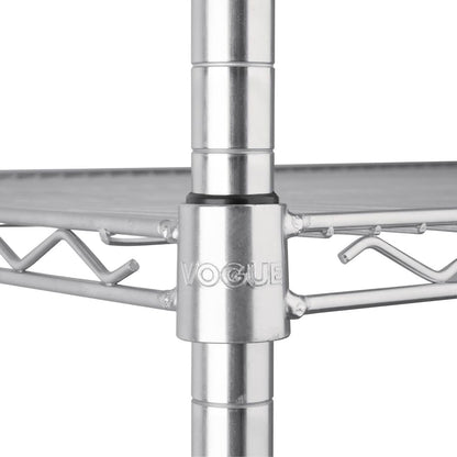 L928 Vogue voorraadrek met 4 schappen 122x45,7cm