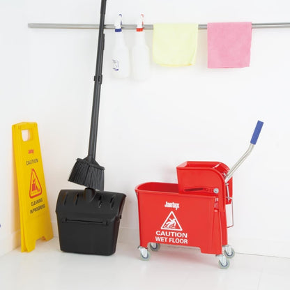 DL912 Jantex Kentucky dweilkar met wringer rood 20Ltr