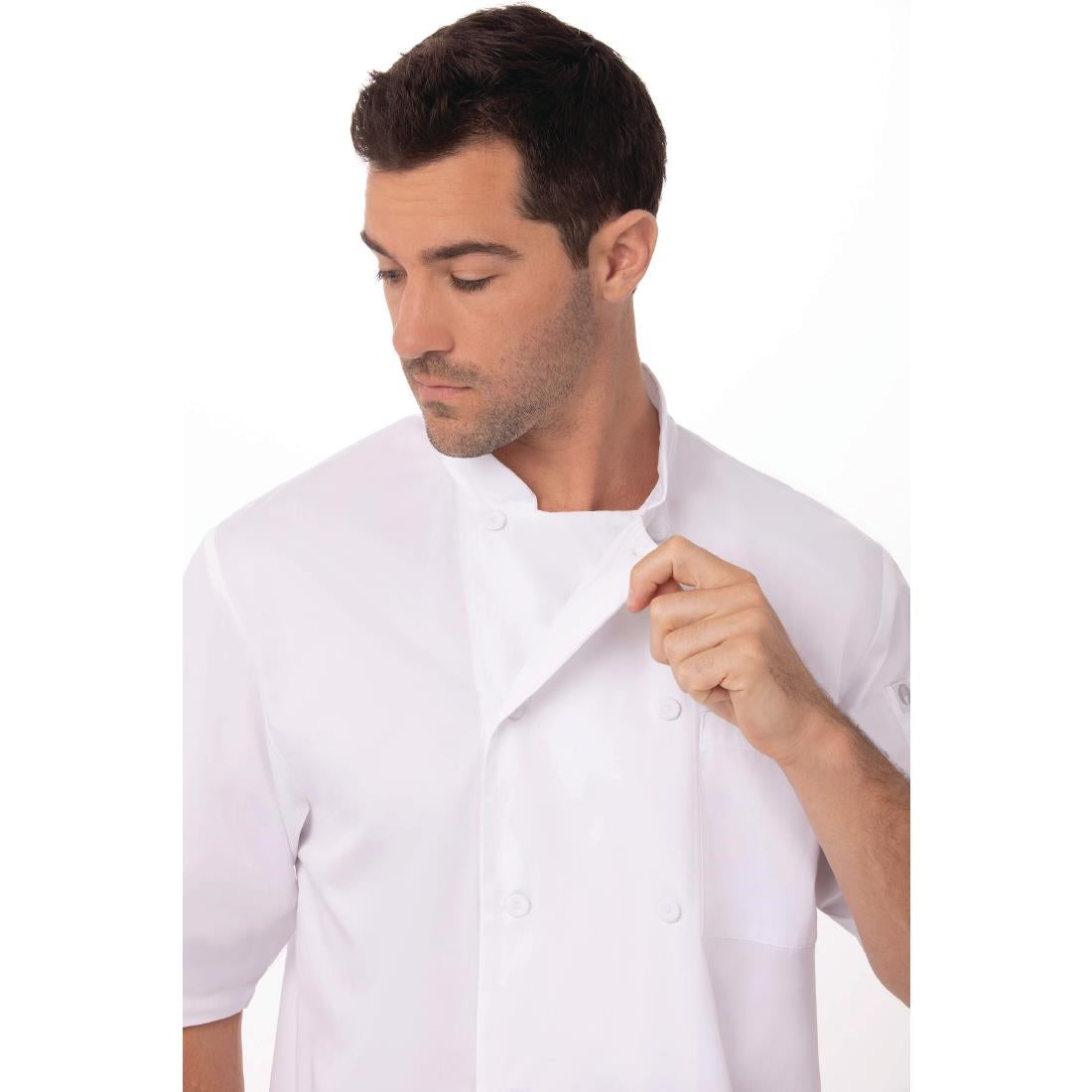 A914-XS Chef Works Montreal Cool Vent unisex koksbuis wit XS