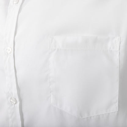 A730-S Uniform Works unisex overhemd lange mouw wit S