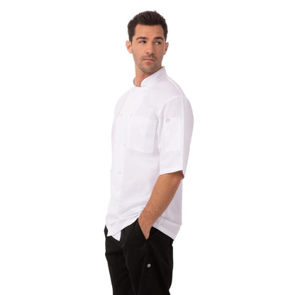 A914-XS Chef Works Montreal Cool Vent unisex koksbuis wit XS