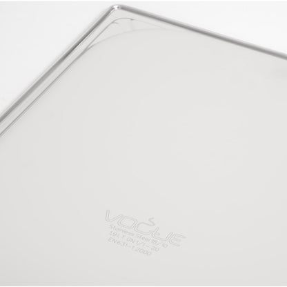 DW431 Vogue heavy-duty RVS GN 1/1 bak 20mm