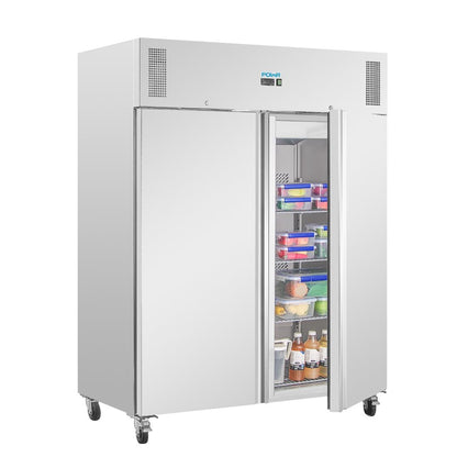 UA052 Polar U-Series Dubbeldeurs Staande Koelkast 1300Ltr