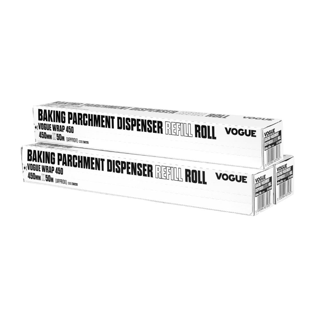 CW205 Bakpapier navulling voor Vogue Wrap450 dispenser (3 stuks)