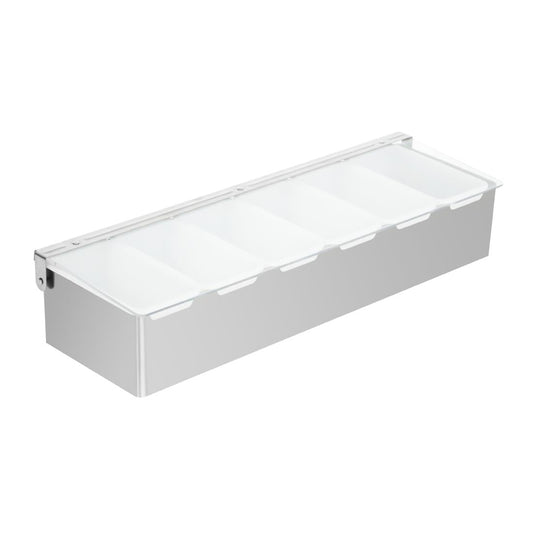 K489 Olympia ingrediëntenbak met 6 bakjes