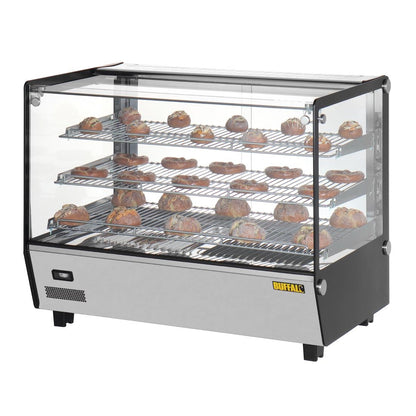 HW924 Buffalo Vierkante Aanrecht Verwarmde Display Merchandiser 160Ltr