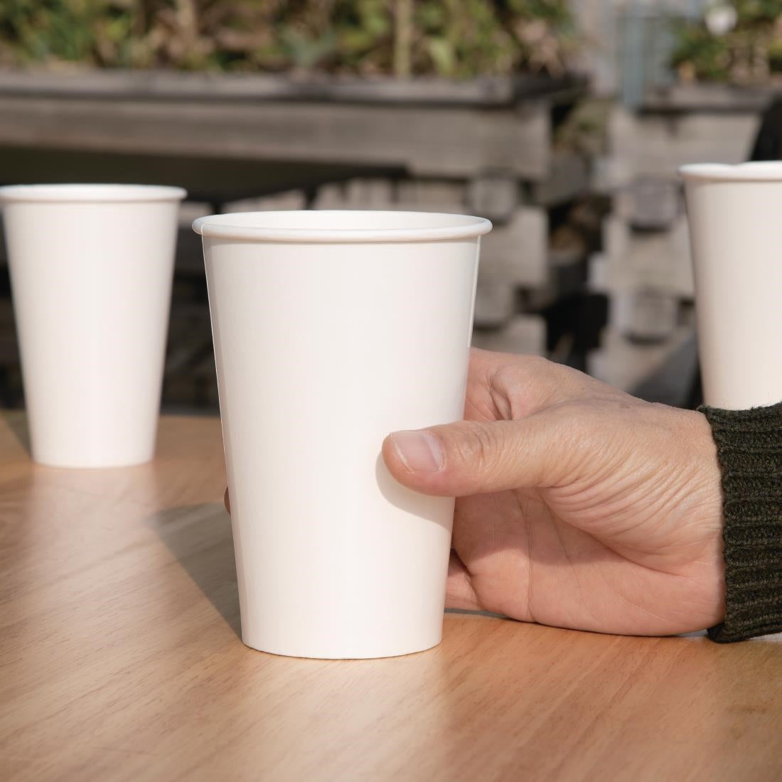 FP781 Fiesta Recyclable papieren bekers voor koude dranken 450ml (1000 stuks)