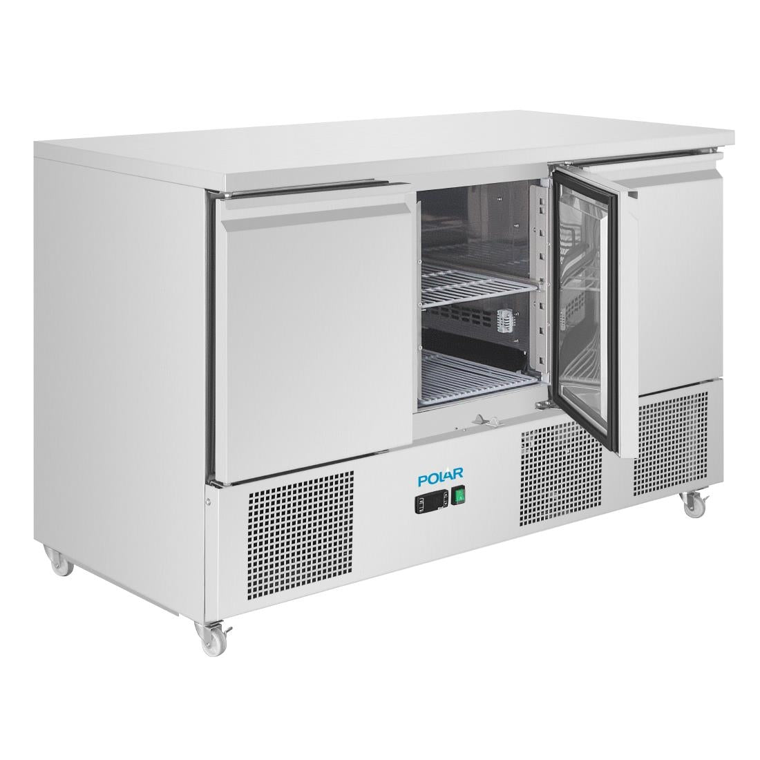 UA090 Polar U-Series Geventileerde 3-Deurs Saladette 400Ltr