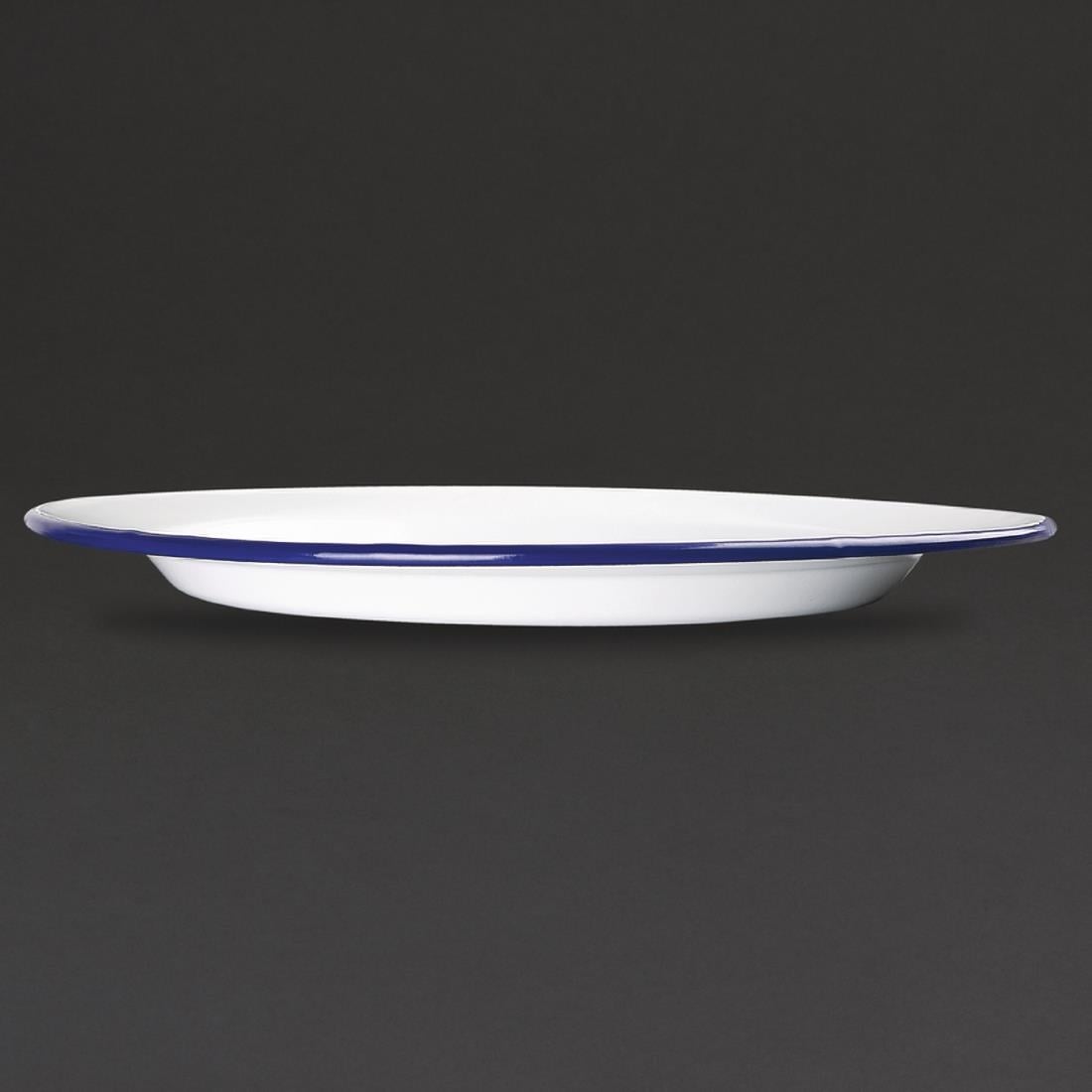 GM512 Olympia Emaille borden 24,5cm (6 stuks)