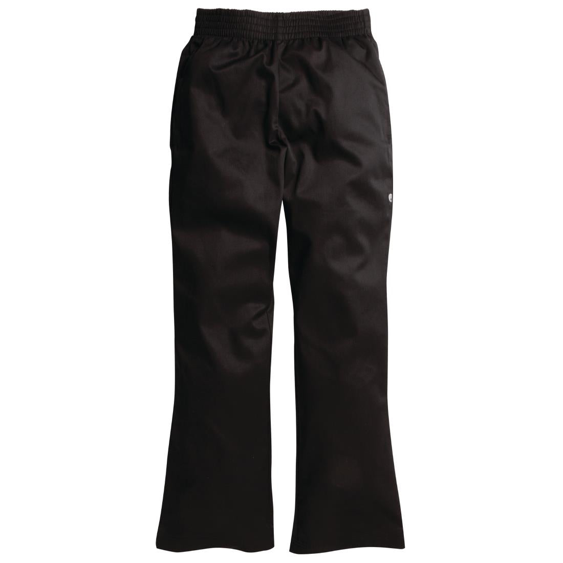 B223-XL Chef Works Basic Baggy dames koksbroek zwart XL