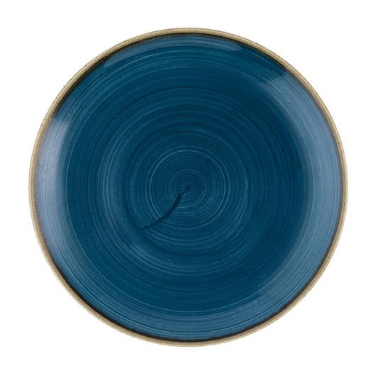 HR382 Churchill Stonecast Java Blue Evolve Coupe Bord 22cm (12 stuks)