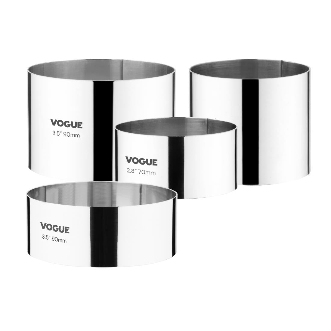 CC057 Vogue ronde moussering 3,5 x 9cm