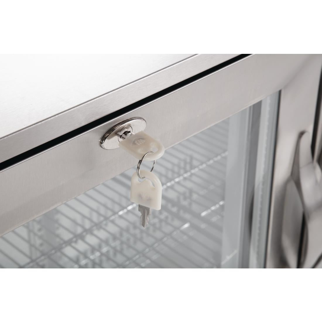 GL009 Polar G-serie 3-deurs barkoeling met klapdeuren RVS 330L