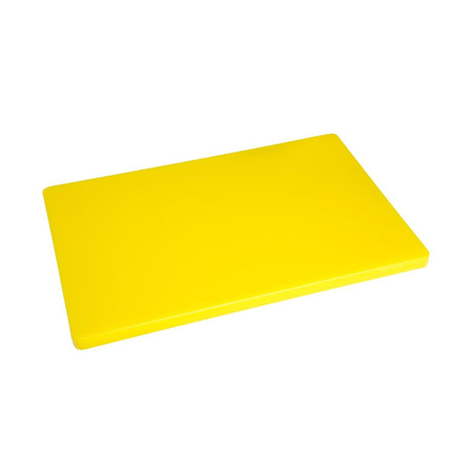 DM002 Hygiplas LDPE extra dikke snijplank geel 450x300x20mm