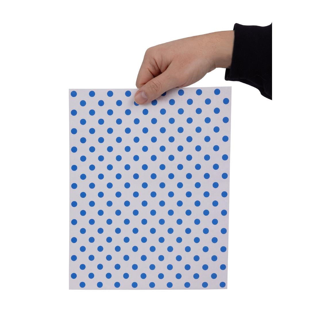 HY791 Fiesta Composteerbare Burger Wraps Blauwe Stip 250x200mm (200 stuks)