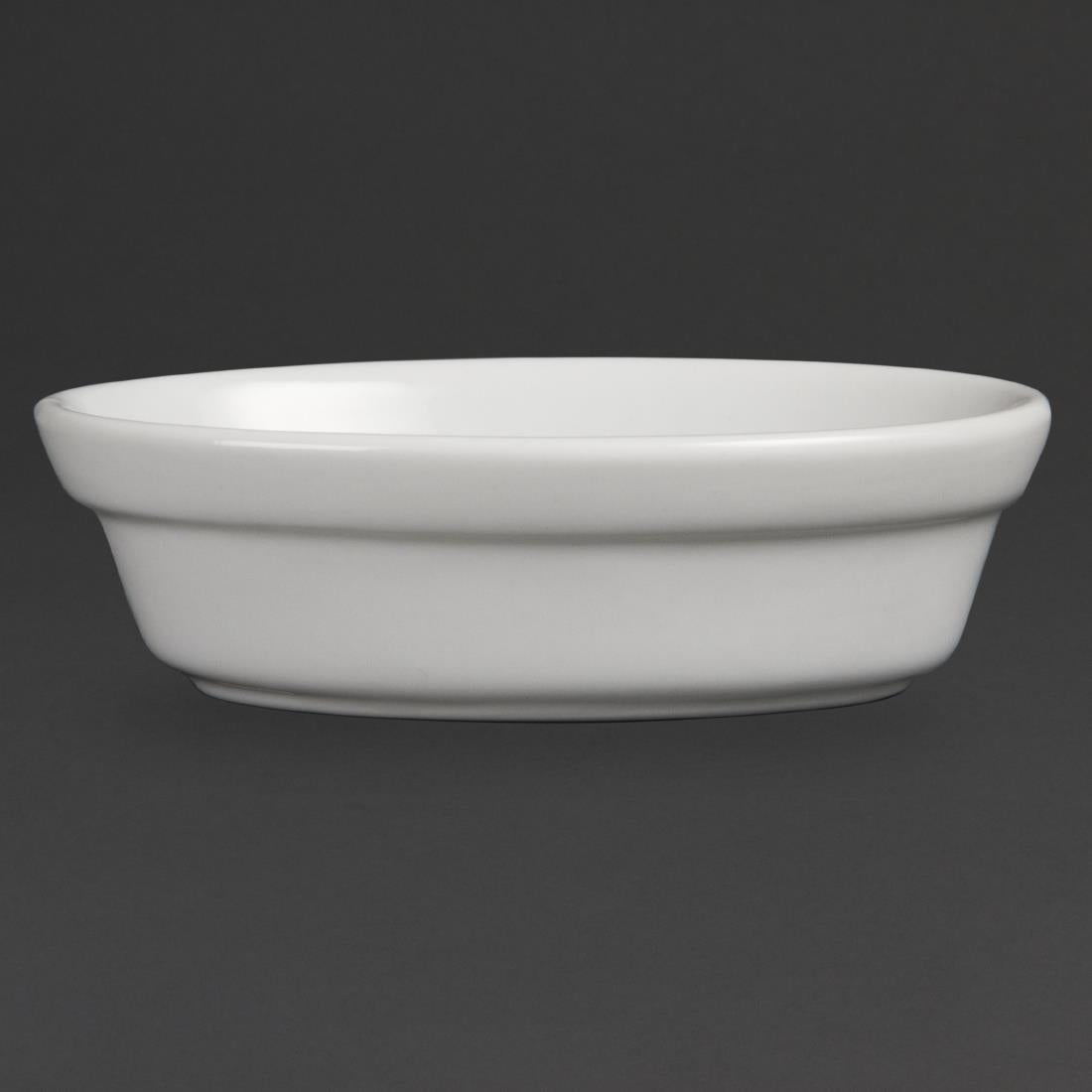 DK806 Olympia Whiteware Ovale Schaaltjes 14,5cm (6 Stuks)
