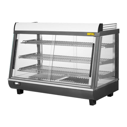 HW928 Buffalo Verwarmde Deurmerchandiser Voor En Achter 136Ltr