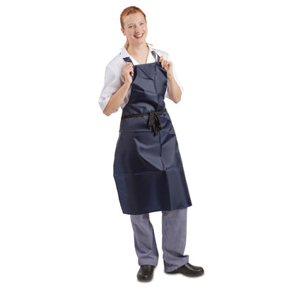 A896 Whites waterdicht schort blauw