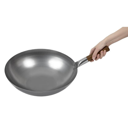 CT246 London Wok wok met ronde bodem 38cm