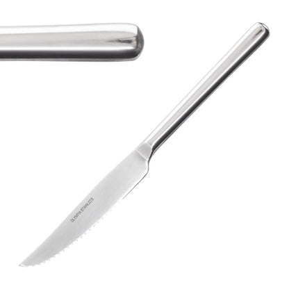 C161 Olympia RVS steak- en pizzamessen (12 stuks)