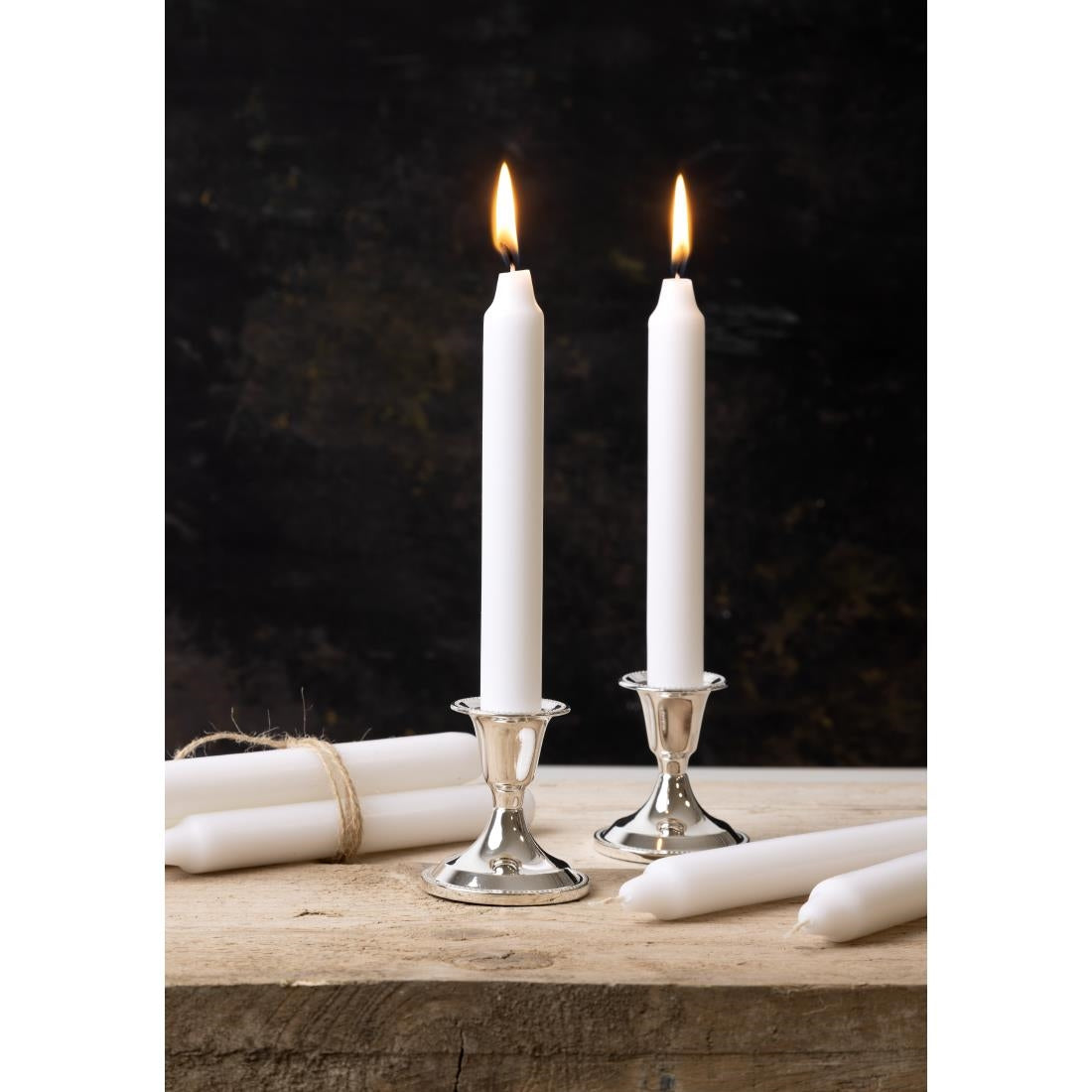 P963 Bolsius dinerkaarsen wit (45 stuks)