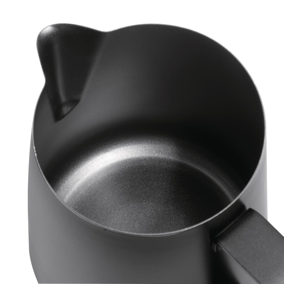 CM607 Olympia zwarte anti-kleef melkschuimkan 570ml