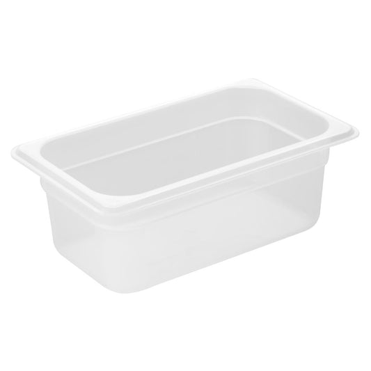 HZ342 Nisbets Essentials Polypropyleen 1/4 Gastronormbak 100mm