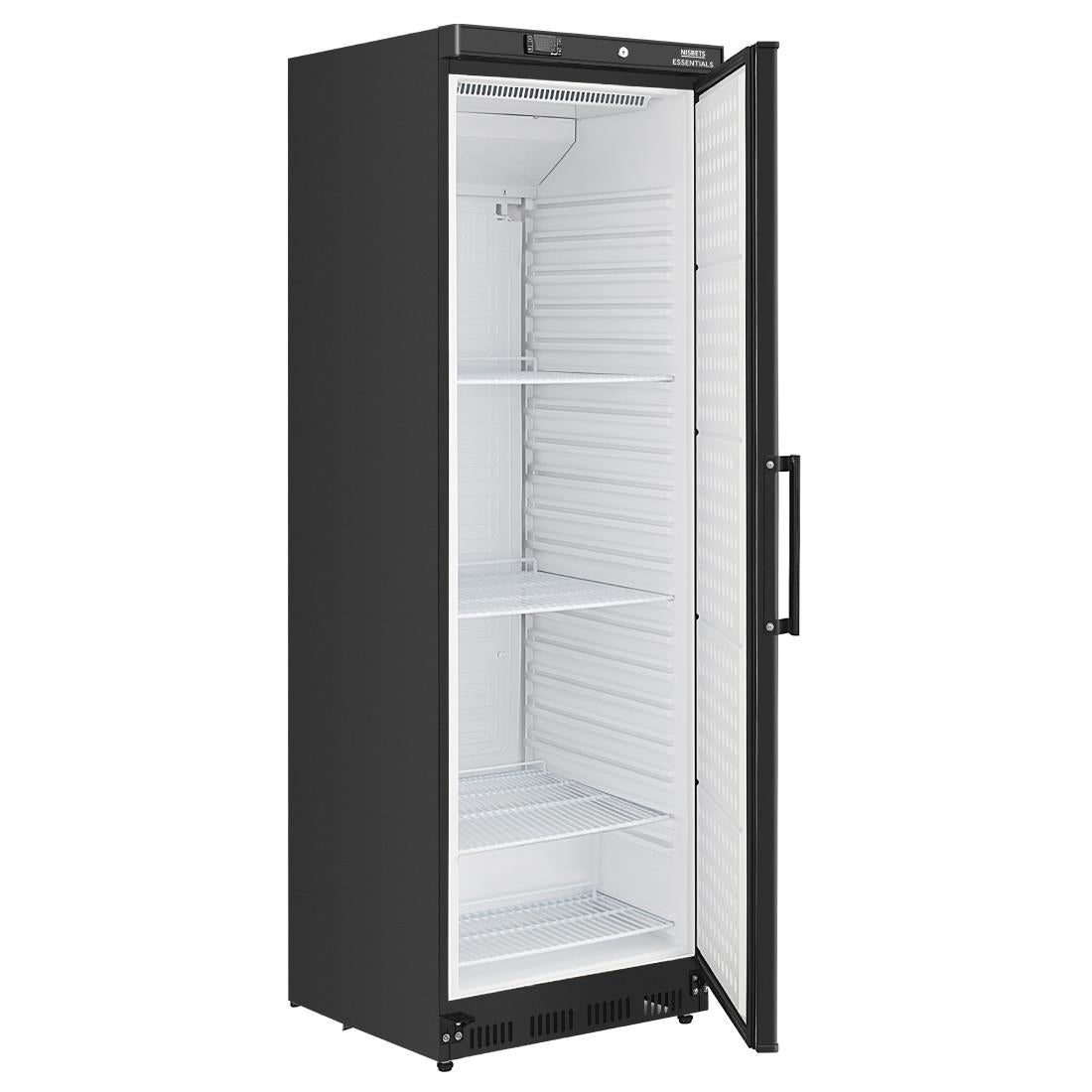 JB198 Nisbets Essentials Staande koelkast Zwart 400Ltr