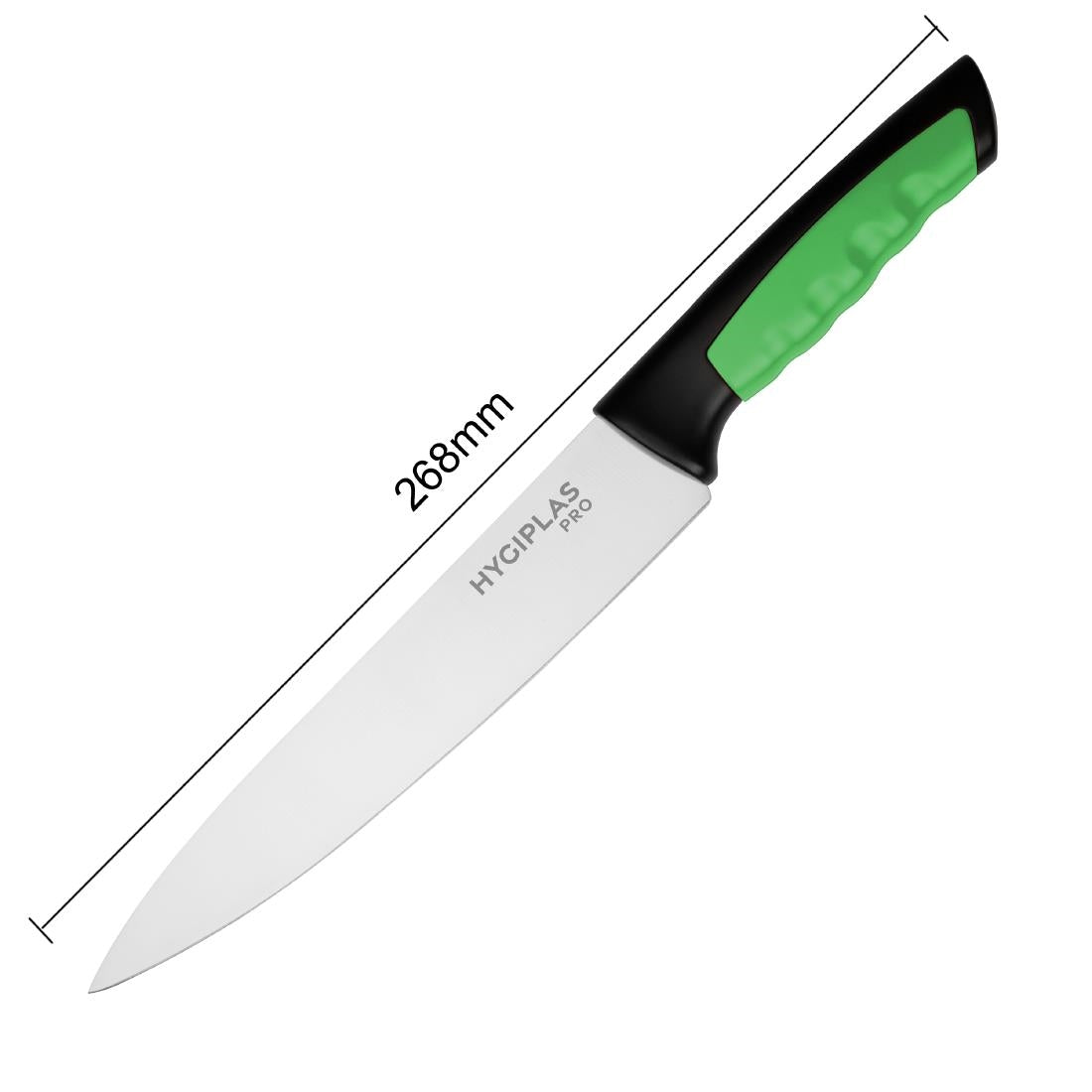JD225 Hygiplas Pro koksmes Groen 21,5cm