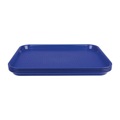 DP215 Olympia Kristallon polypropyleen dienblad blauw 34,5x26,5cm