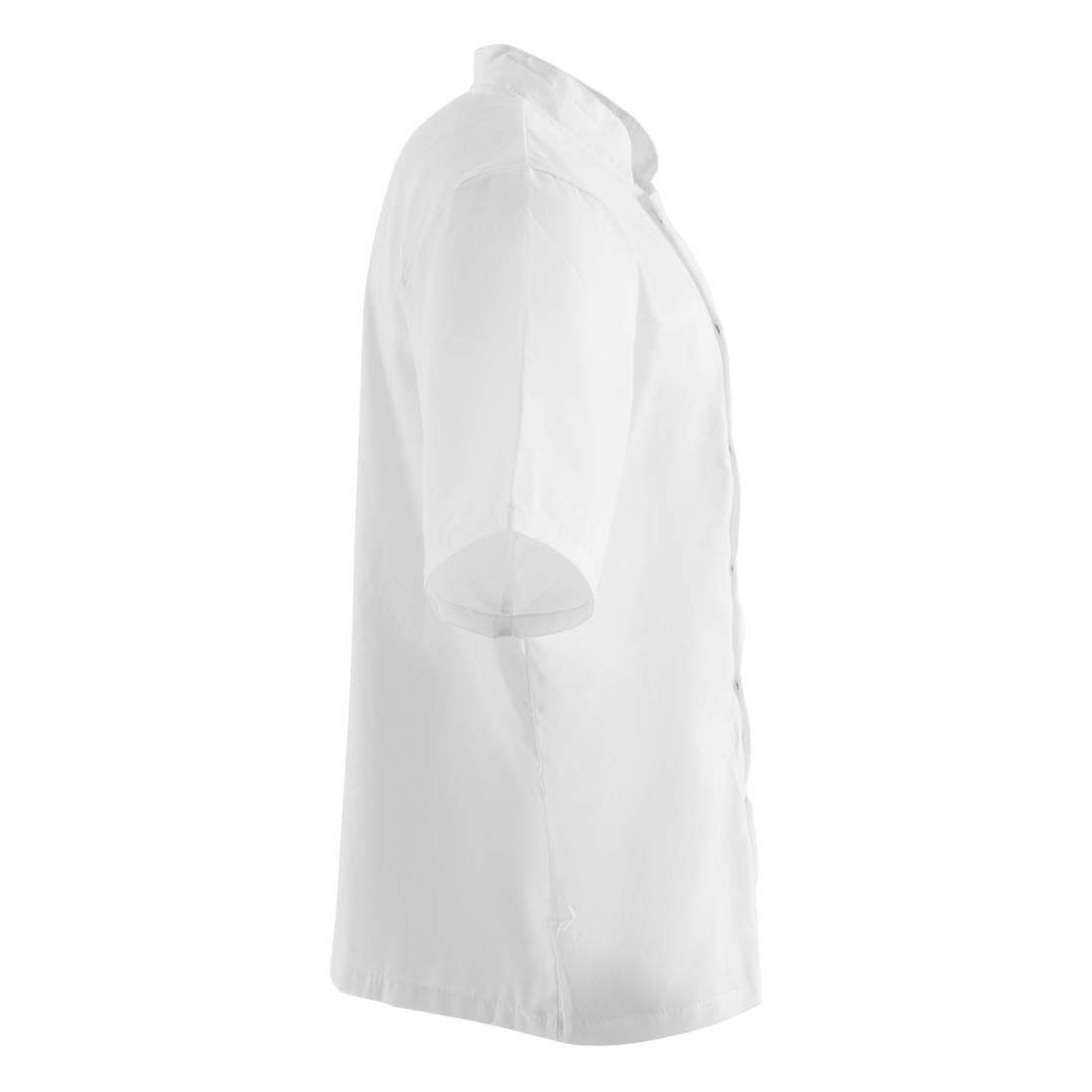 SA821 Whites Boston Unisex Koksbuis Wit S (5 stuks)