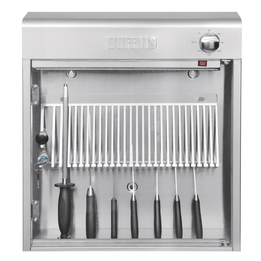 CJ306 Buffalo UV-messensterilisator Capaciteit van 14 messen