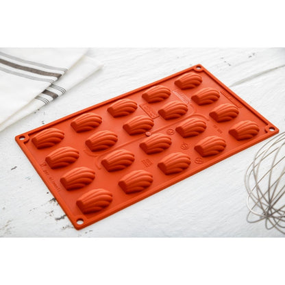 N939 Pavoni Formaflex siliconen bakvorm 20 mini-madeleines