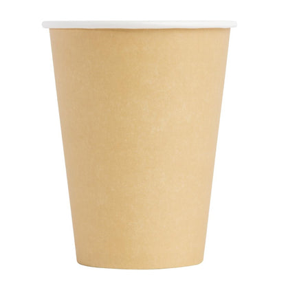 GF032 Fiesta Recyclable koffiebekers enkelwandig lichtbruin 34cl (1000 stuks)