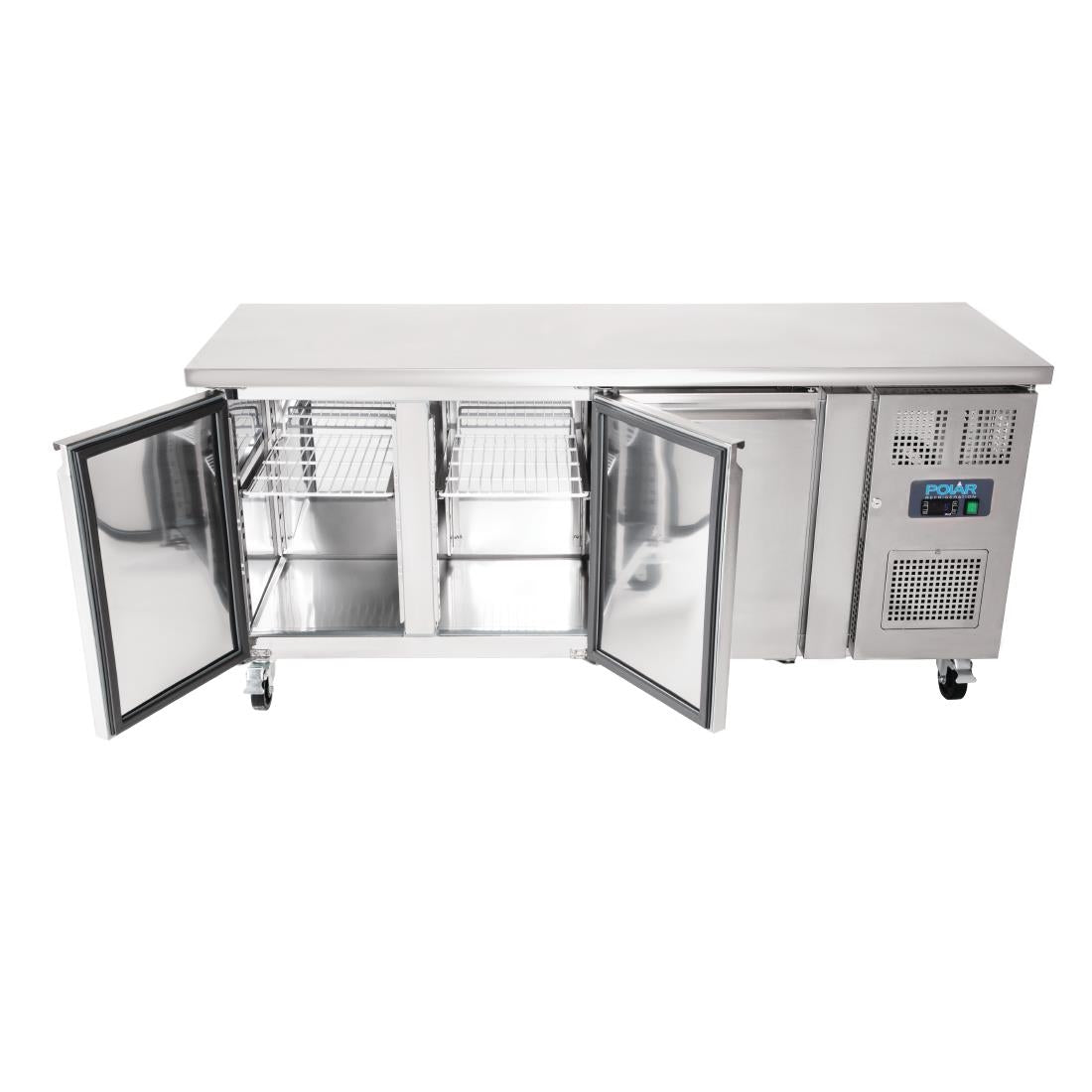 G378 Polar U-serie 3-deurs koelwerkbank 339L