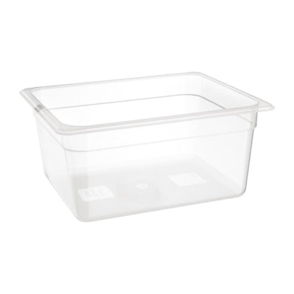 FA824 Nisbets Essentials polypropyleen 1/2 gastronorm bak zonder deksel 15cm