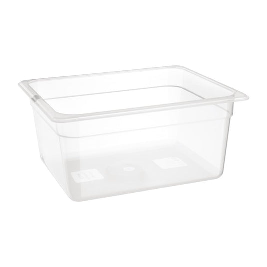 FA824 Nisbets Essentials polypropyleen 1/2 gastronorm bak zonder deksel 15cm