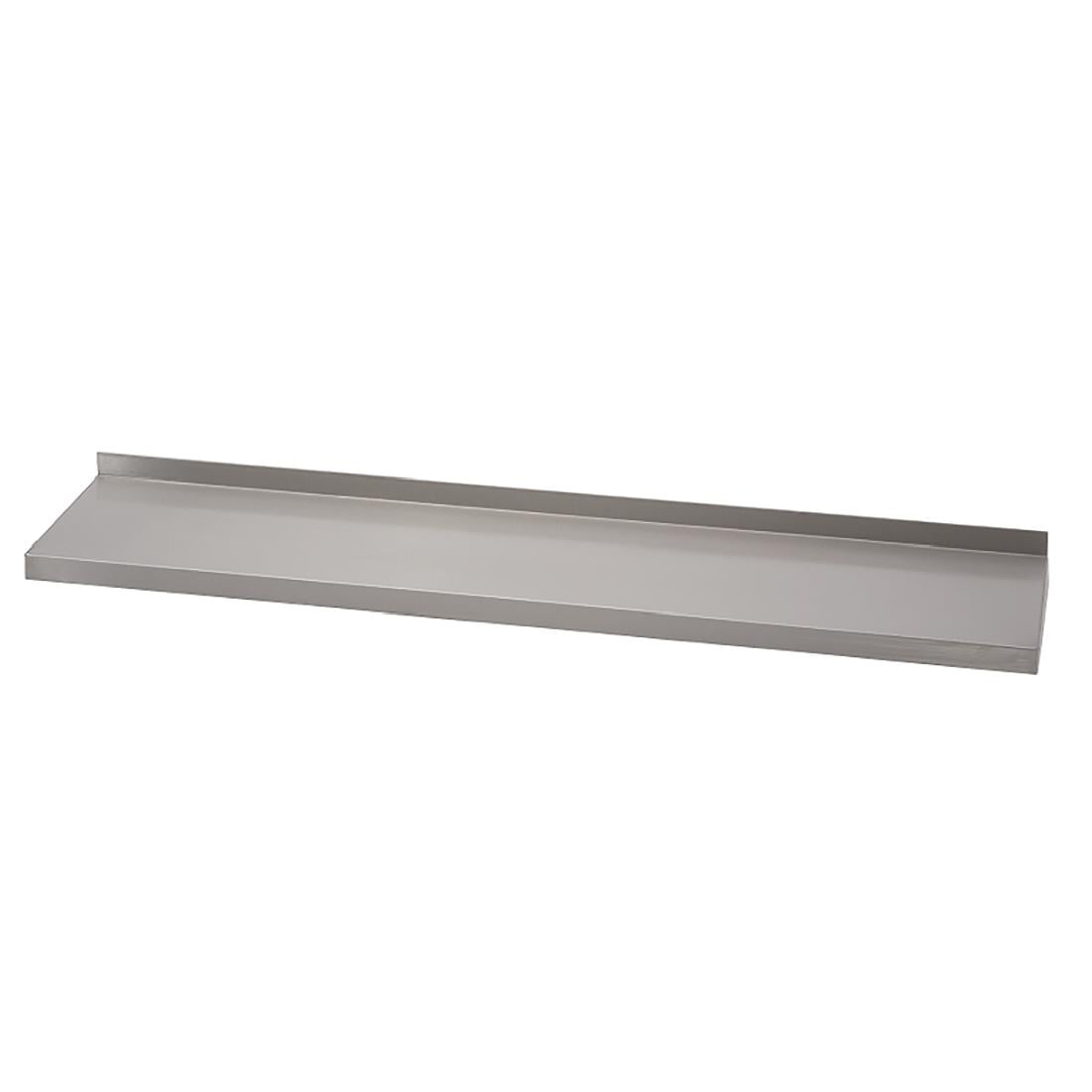 GN187 Gastro M RVS wandplank zonder steunen 160x40cm