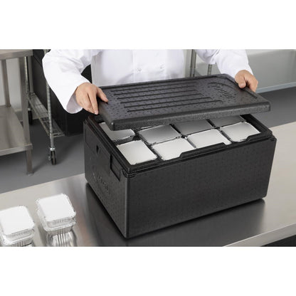 DX990 Vogue Geïsoleerde EPP Voedsel Transport Box 46Ltr GN Formaat