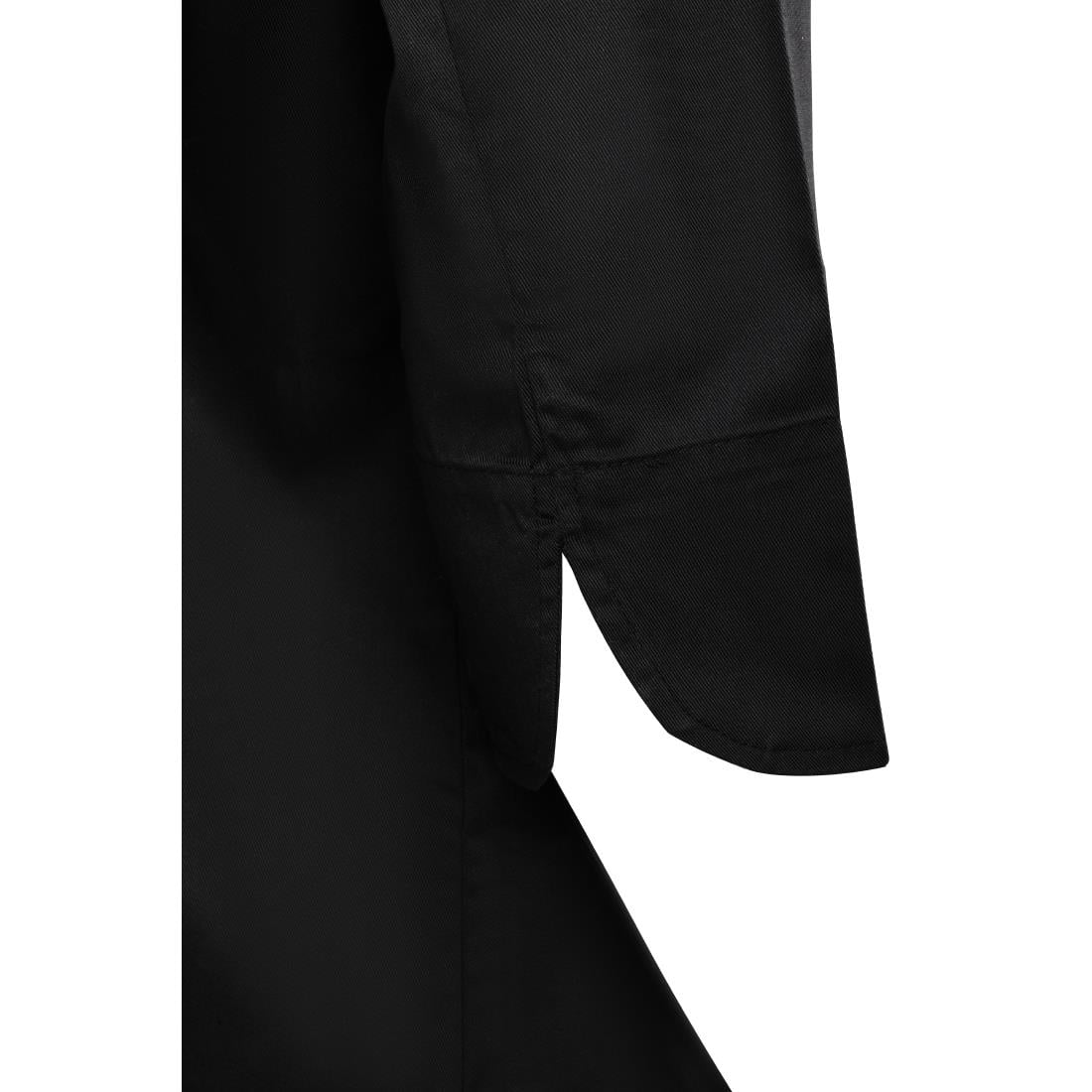 BA110-M Whites Dames Getailleerde Koksjas Zwart Maat M