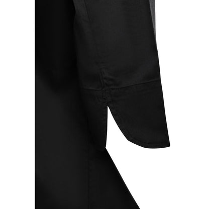 BA110-M Whites Dames Getailleerde Koksjas Zwart Maat M