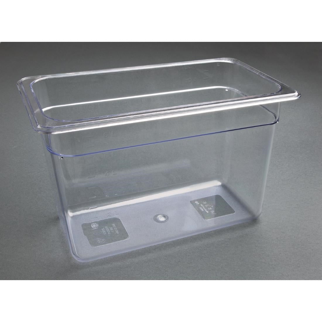 U235 Vogue polycarbonaat bak transparant GN 1/3 200mm