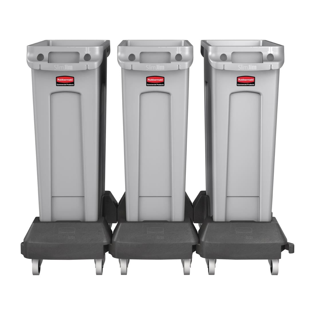 F634 Rubbermaid Slim Jim wielbasis
